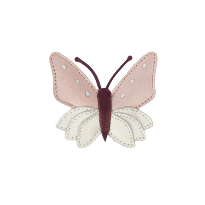 Zaza Sky Hairclip | Butterfly | Powder Metallic Nubuck