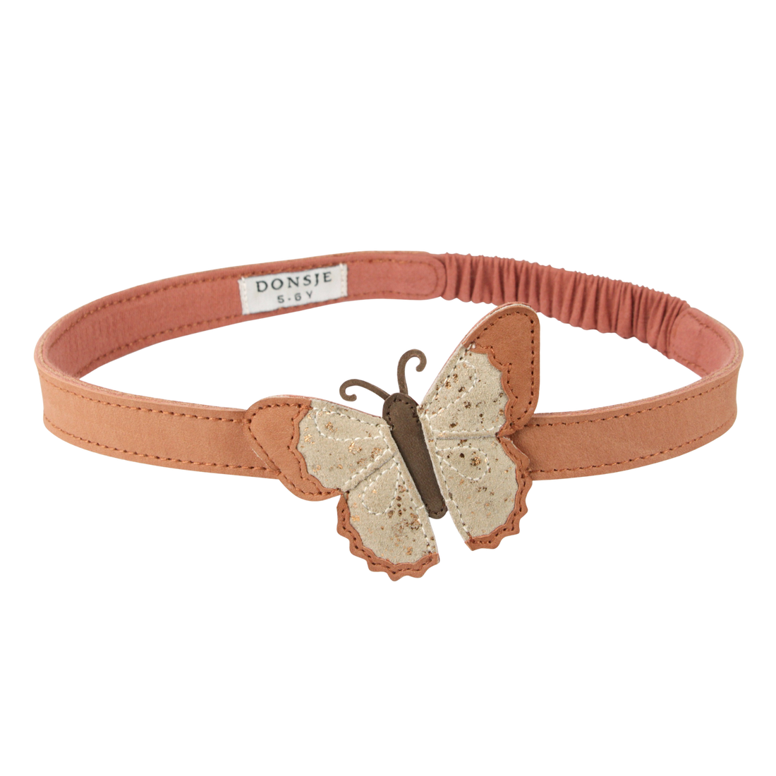 Zaza Headband | Papillon | Walnut Nubuck