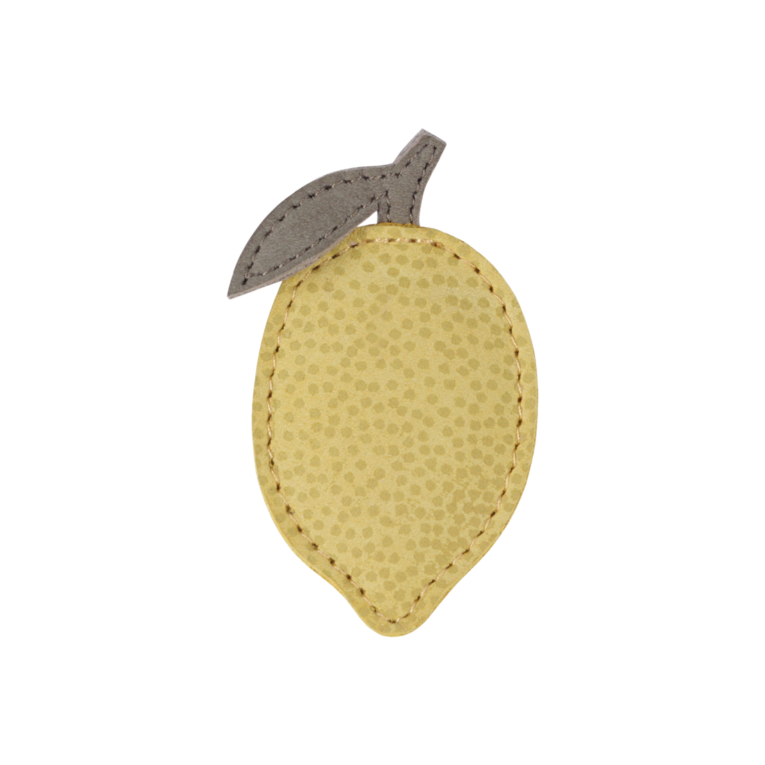 Nanoe Fruit Hair Tie | Lemon | Canary Dotted Nubuck