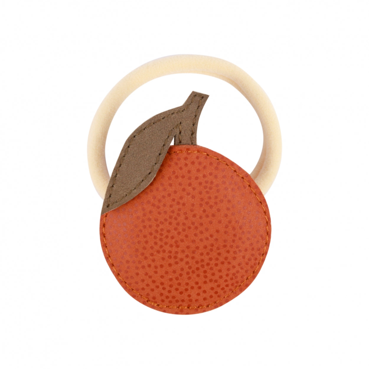 Nanoe Fruit Hair Tie | Orange | Maple Dotted Nubuck