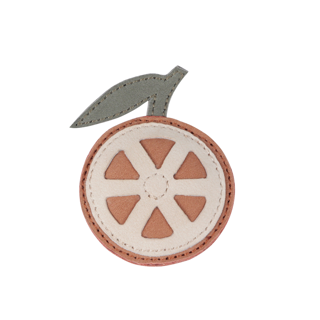 Nanoe Fruit Hair Tie | Grapefruit | Walnut Nubuck