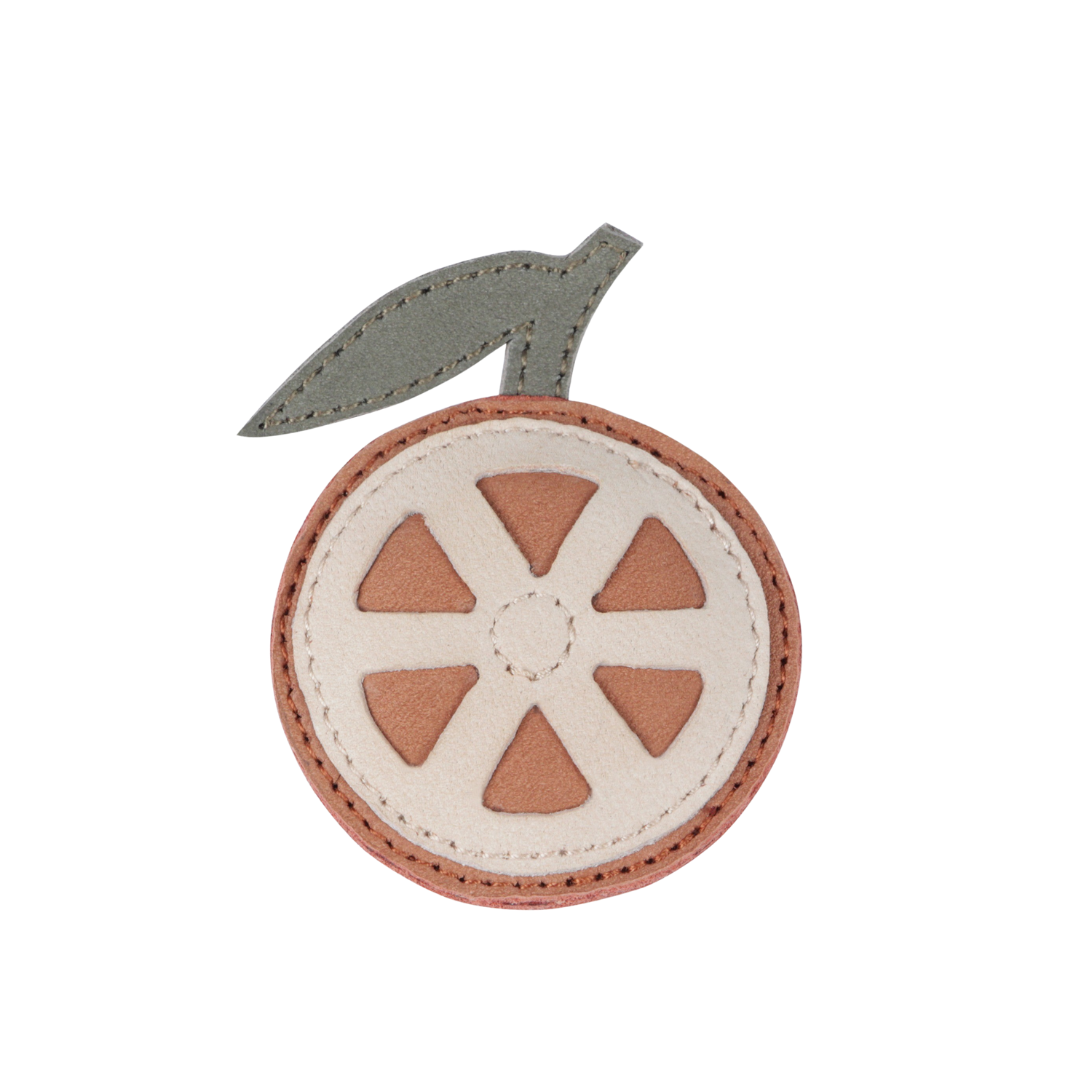 Nanoe Fruit Hair Tie | Grapefruit | Walnut Nubuck