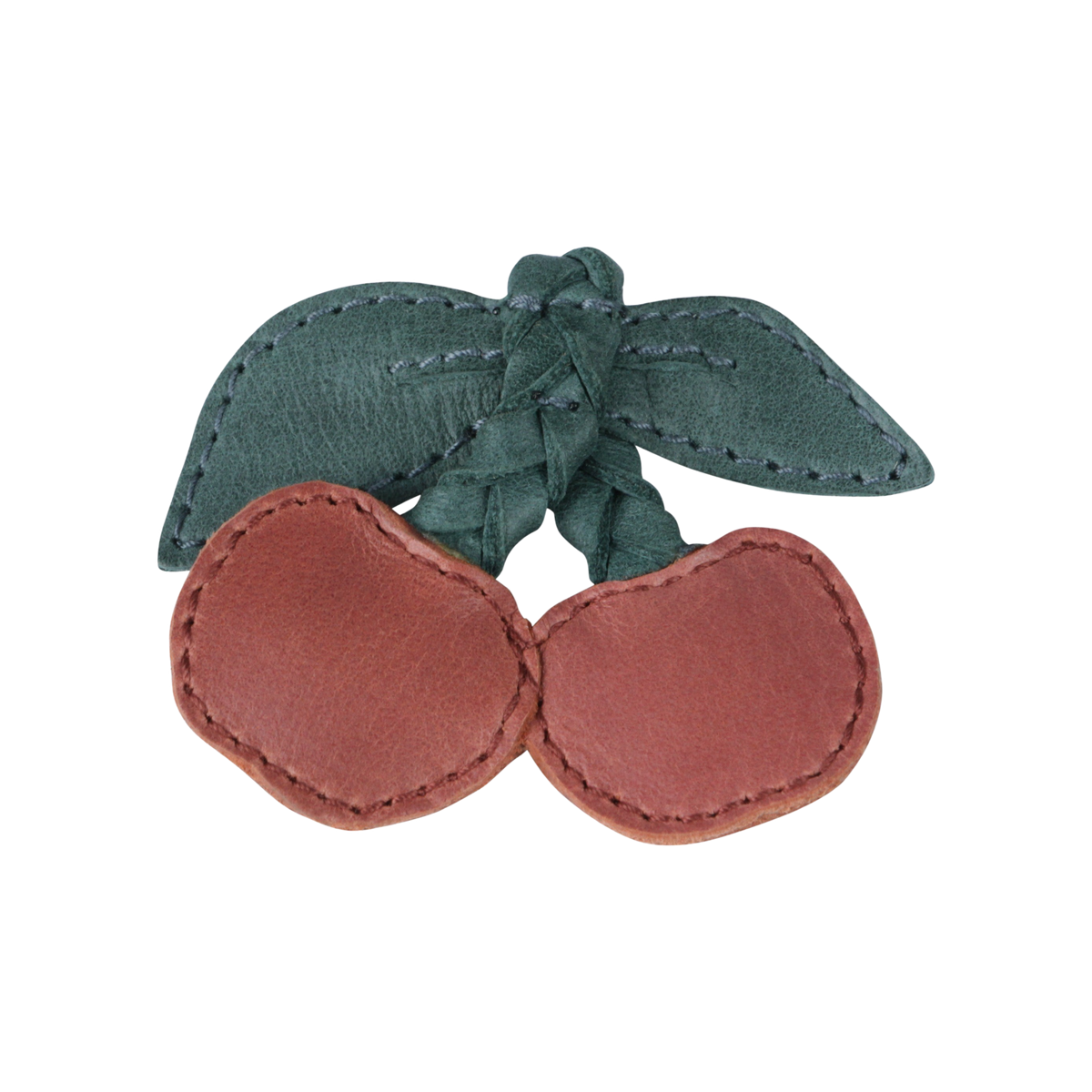 Nanoe Fruit Hairclip | Cherry | Scarlet Classic Leather