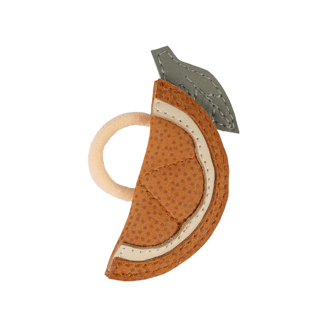Nanoe Fruit Hair Tie | Arancia | Maple Dotted Nubuck