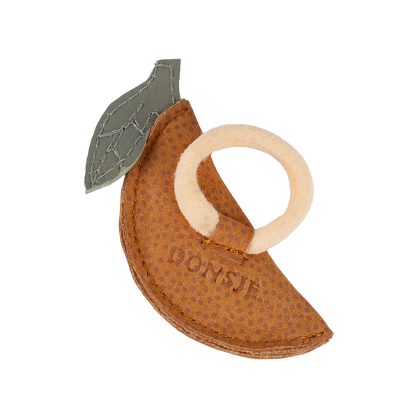 Nanoe Fruit Hair Tie | Arancia | Maple Dotted Nubuck