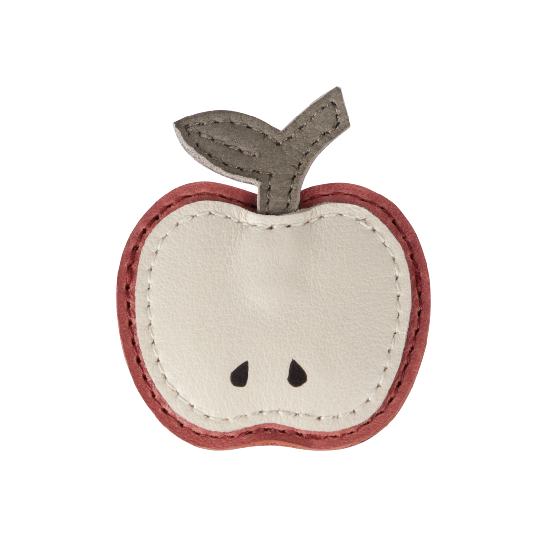 Nanoe Fruit Hairclip | Apple | Scarlet Classic Leather