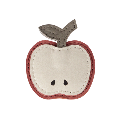 Nanoe Fruit Hairclip | Apple | Scarlet Classic Leather