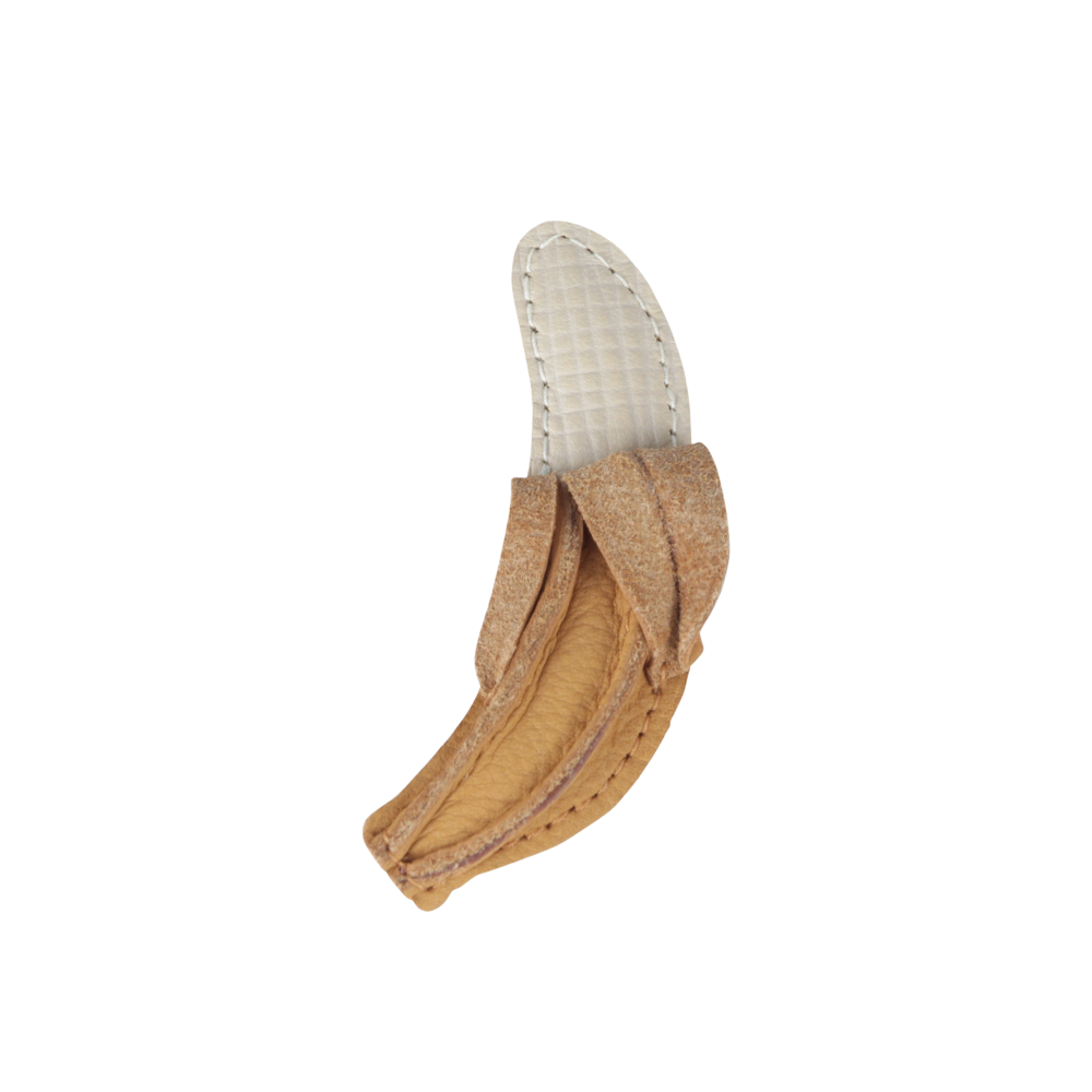 Nanoe Fruit Hairclip | Banana | Caramel Nubuck