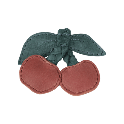 Nanoe Fruit Hairclip | Cherry | Scarlet Classic Leather