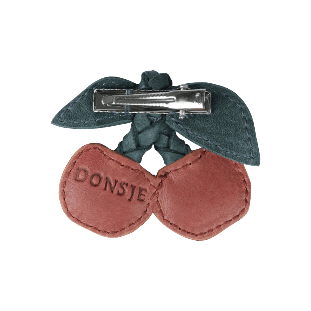 Nanoe Fruit Hairclip | Cherry | Scarlet Classic Leather