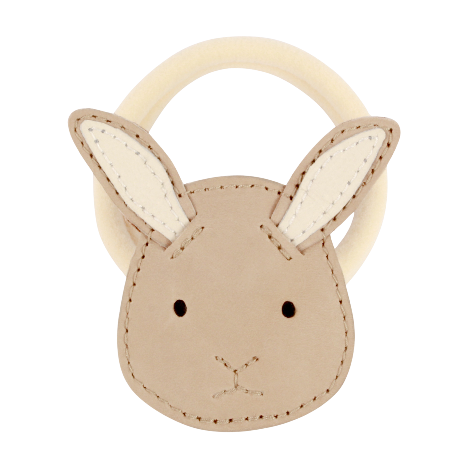 Josy Classic Hair Tie | Bunny | Taupe Nubuck