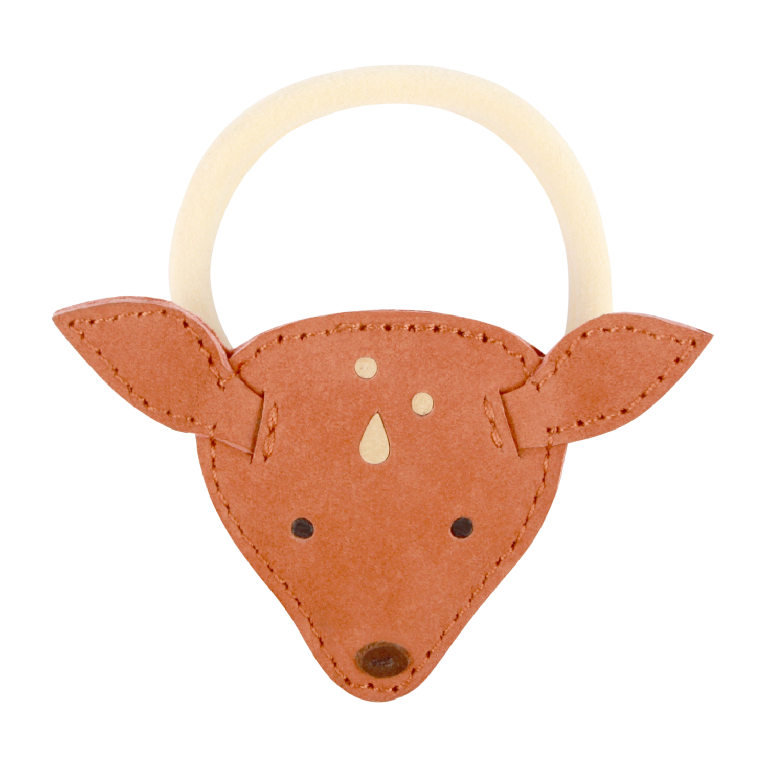 Josy Classic Hair Tie | Deer | Walnut Nubuck