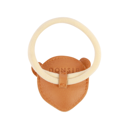 Josy Classic Hair Tie | Tiger | Camel Classic Leather