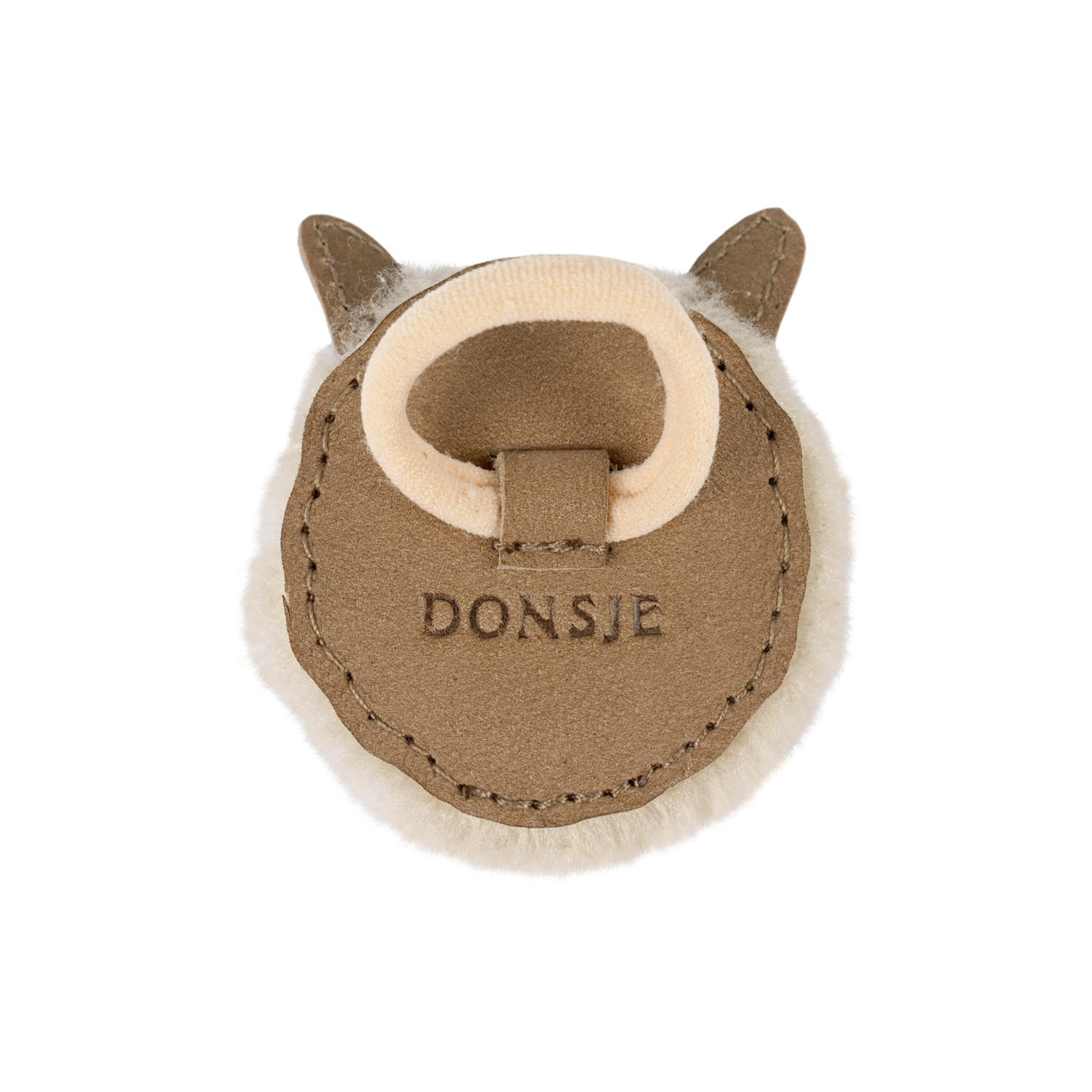 Josy Exclusive Hair Tie | Alpaca | Beige Curly Faux Fur