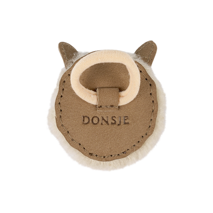 Josy Exclusive Hair Tie | Alpaca | Beige Curly Faux Fur