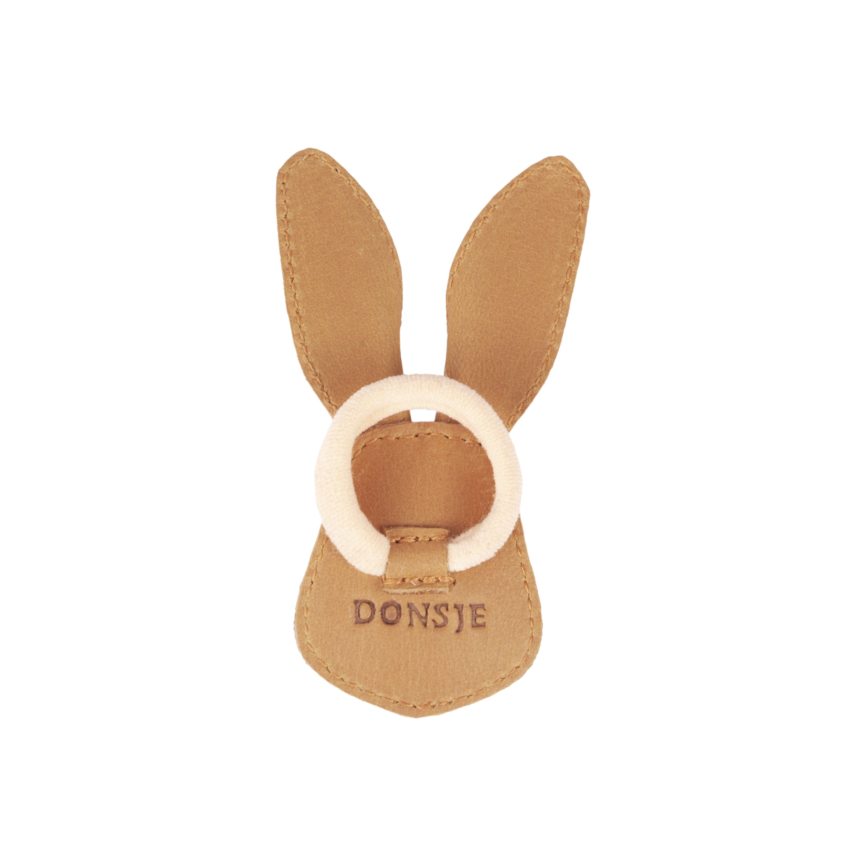 Josy Exclusive Hair Tie | Hare | Camel Classic Leather