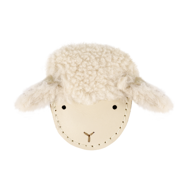 Josy Exclusive Hair Tie | Lammy | Cream Leather