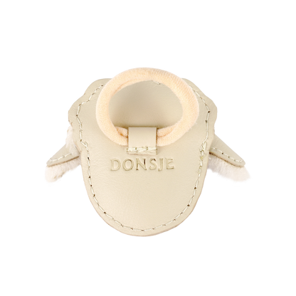 Josy Exclusive Hair Tie | Lammy | Cream Leather