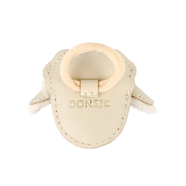 Josy Exclusive Hair Tie | Lammy | Cream Leather