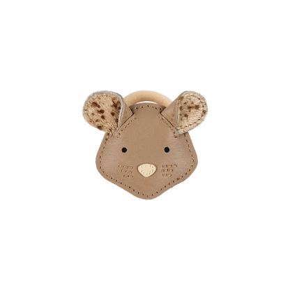 Josy Exclusive Hair Tie | Mouse | Praline Leather