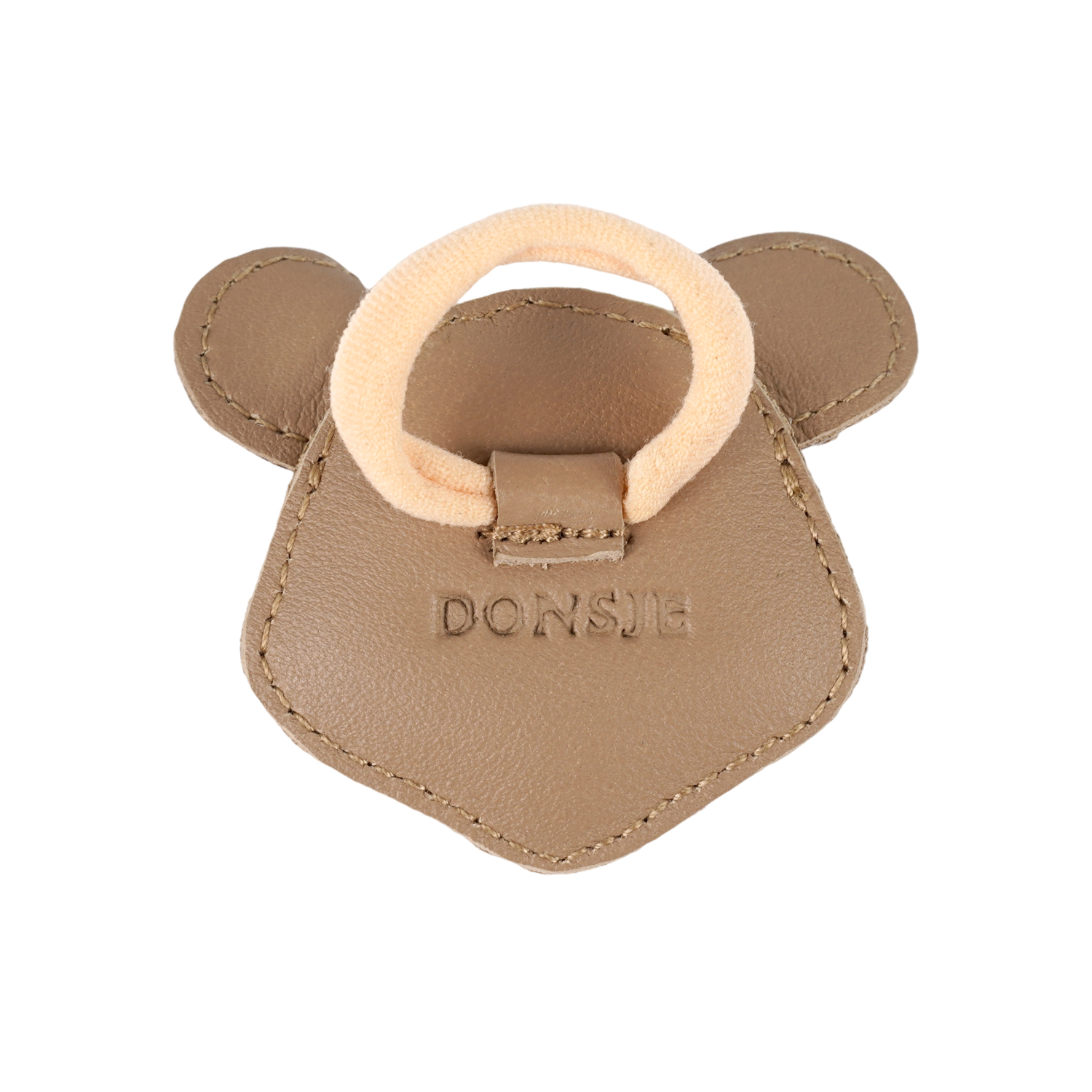 Josy Exclusive Hair Tie | Mouse | Praline Leather