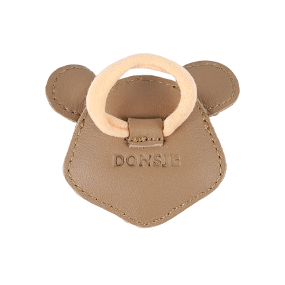 Josy Exclusive Hair Tie | Mouse | Praline Leather