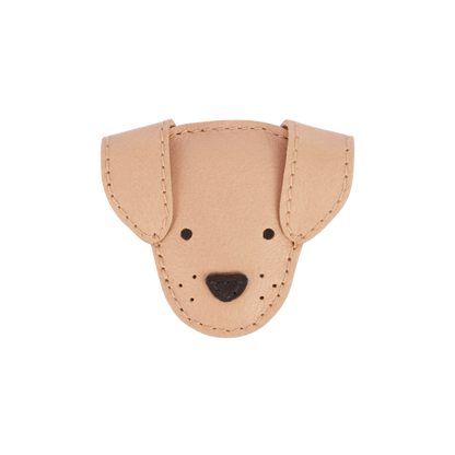 Qosy Classic Hairclip | Dog | Light Rust Leather