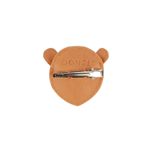 Josy Classic Hairclip | Tiger | Camel Classic Leather