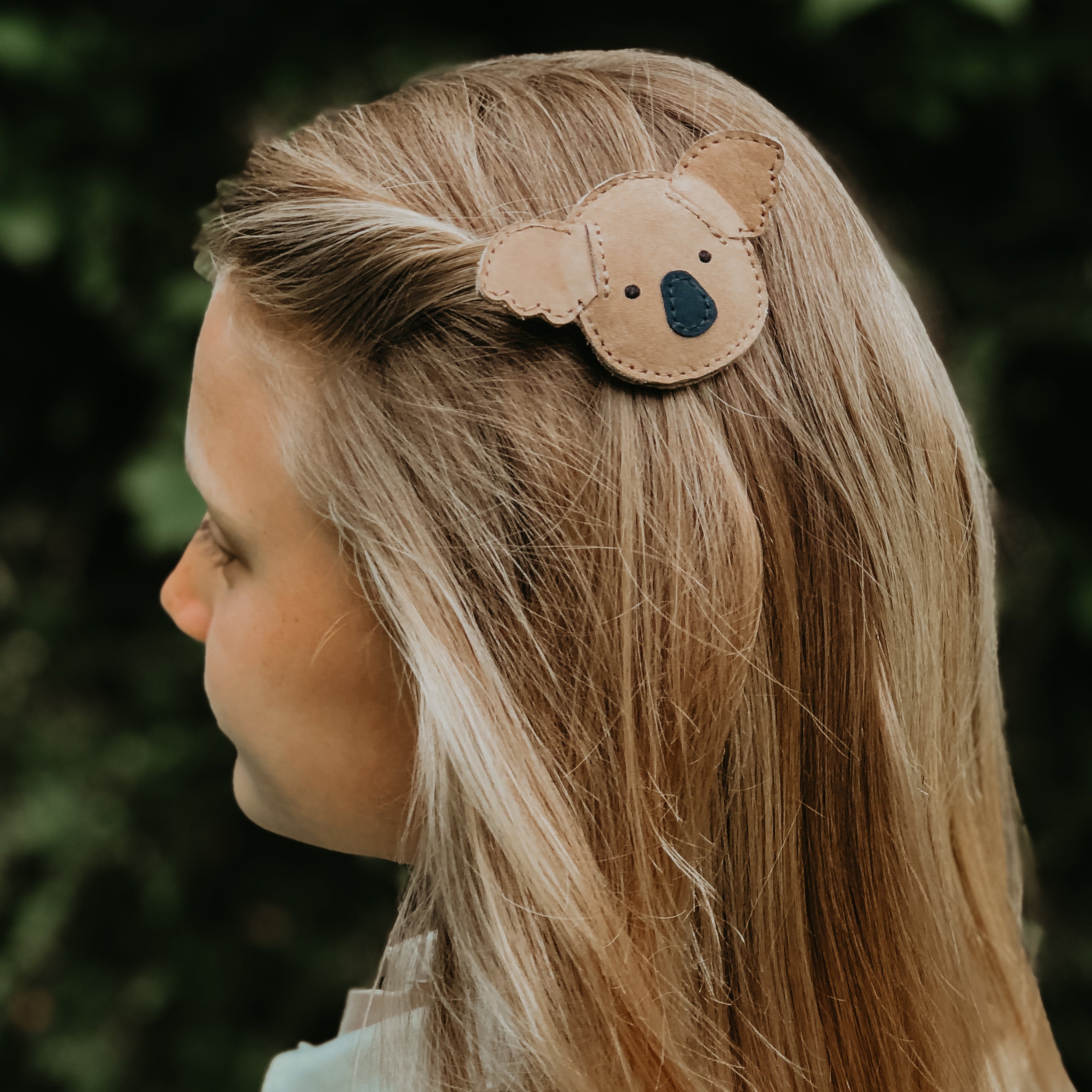 Josy Classic Hairclip | Koala | Truffle Nubuck