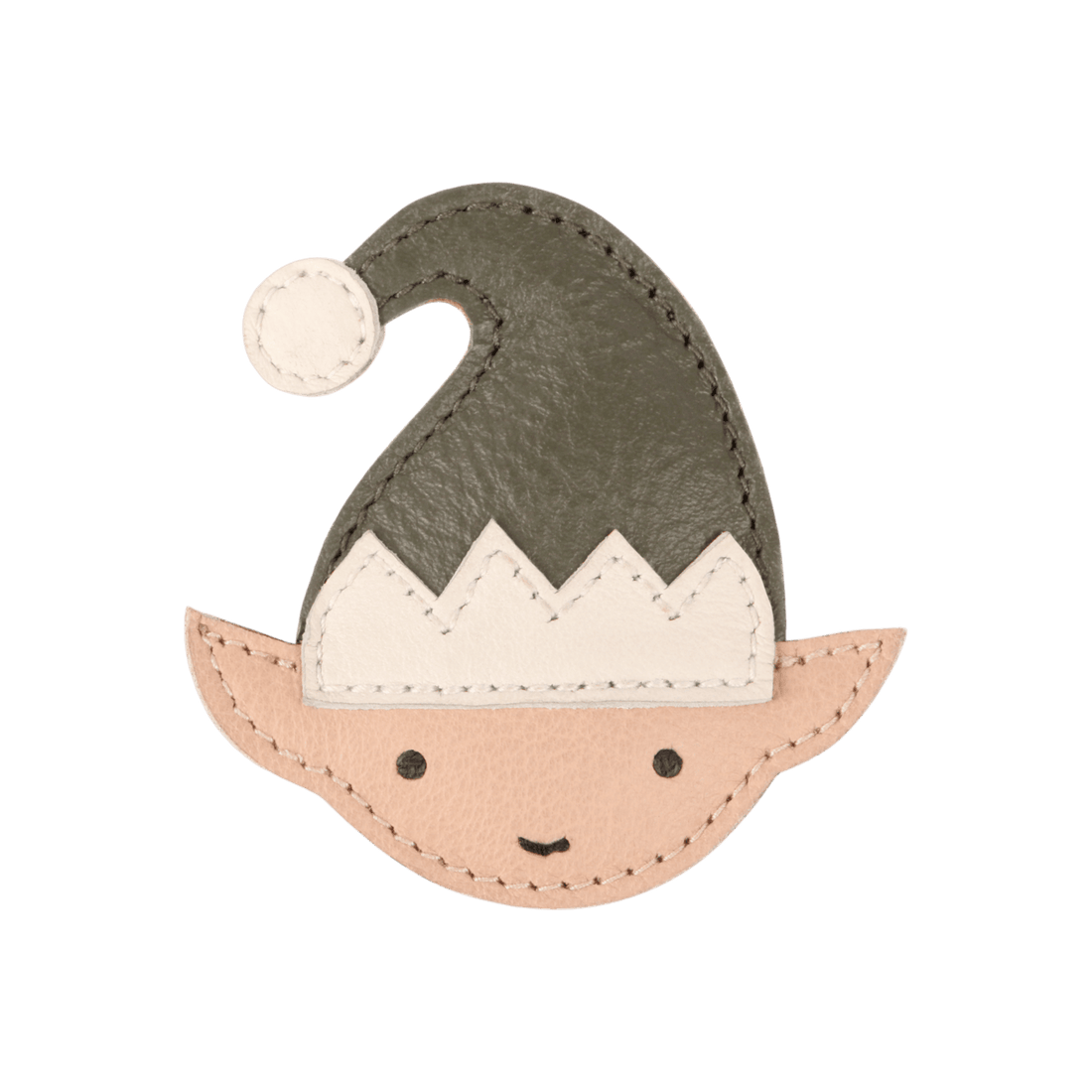 Wonda Hairclip | Elf | Olive Leather
