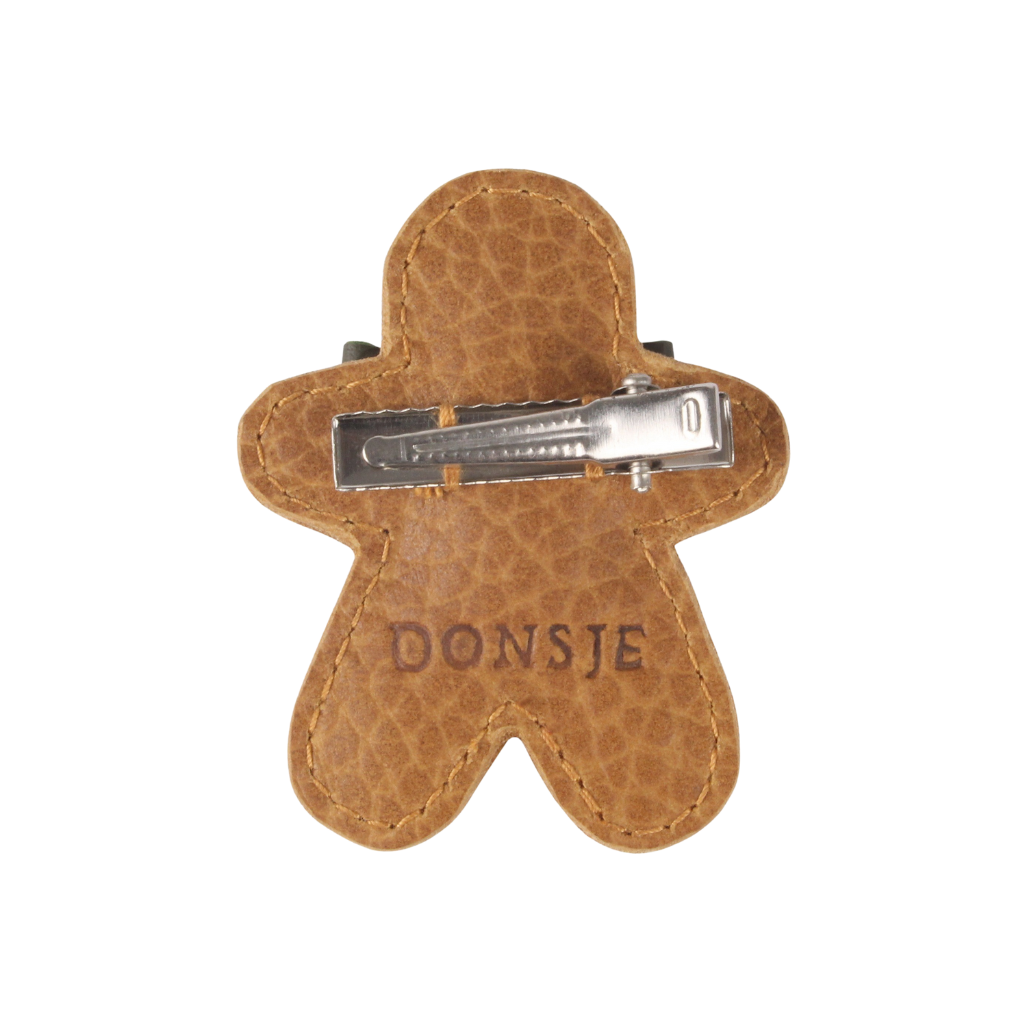 Wonda Hairclip | Gingerbread | Toast Grain Leather