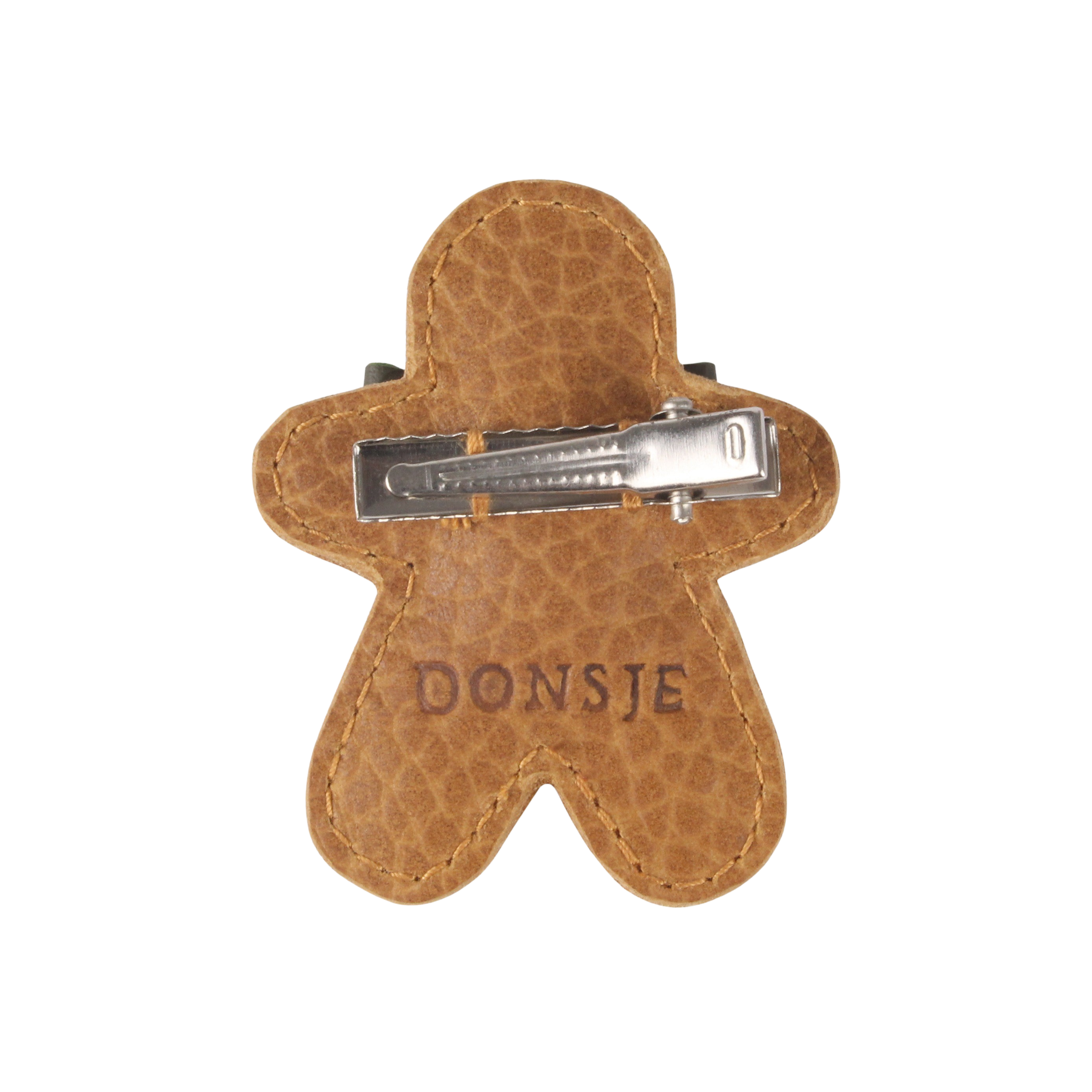 Wonda Hairclip | Gingerbread | Toast Grain Leather