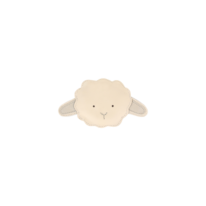 Josy Classic Hairclip | Lammy | Off White Leather