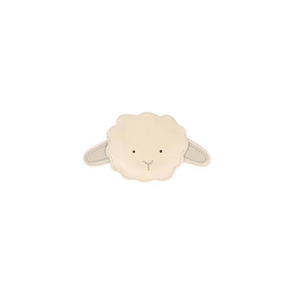 Josy Classic Hairclip | Lammy | Off White Leather
