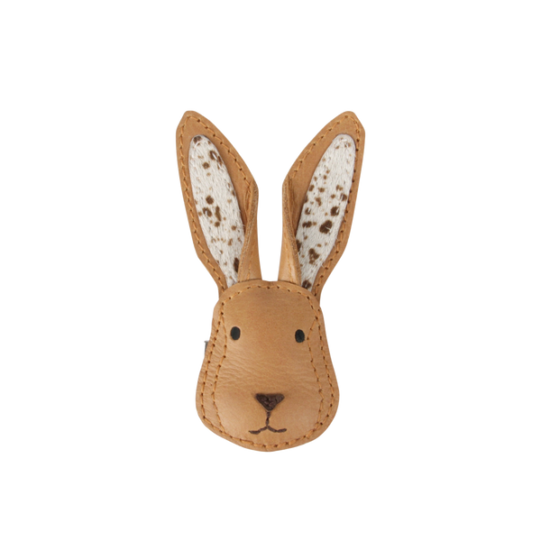 Josy Exclusive Hairclip | Hare | Camel Classic Leather