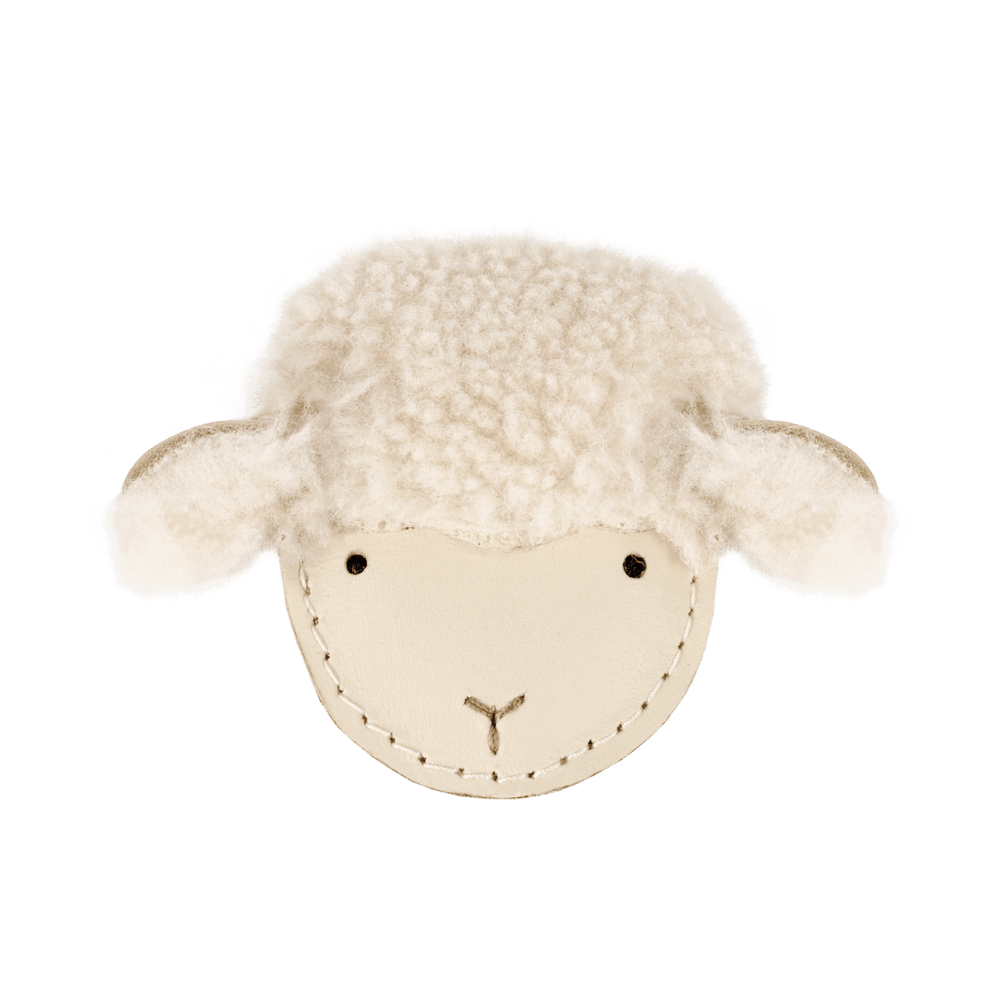 Josy Exclusive Hairclip | Lammy | Cream Leather