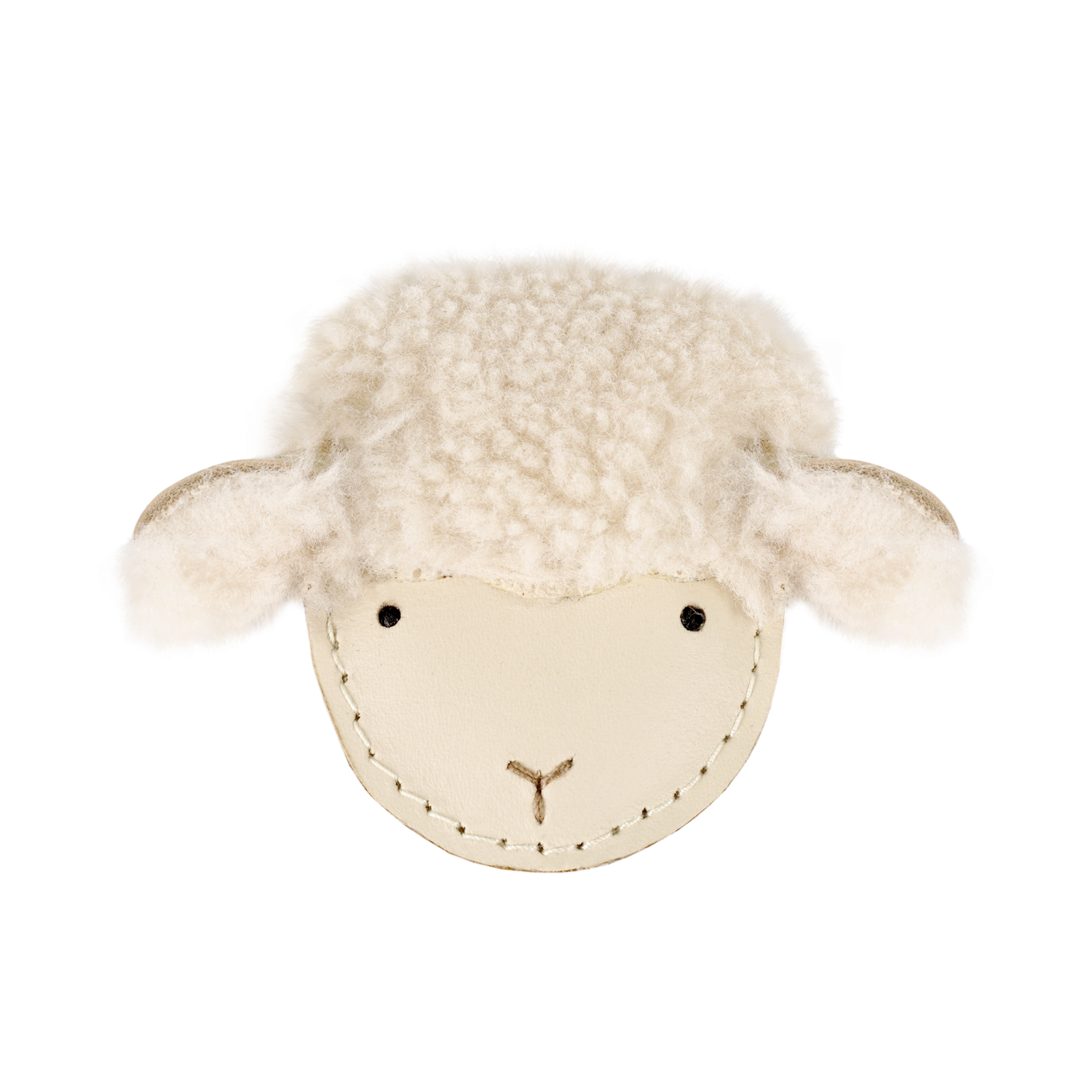Josy Exclusive Hairclip | Lammy | Cream Leather