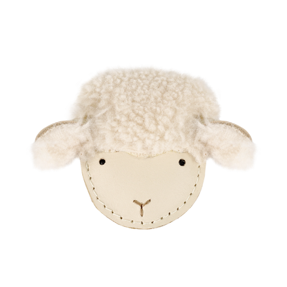 Josy Exclusive Hairclip | Lammy | Cream Leather