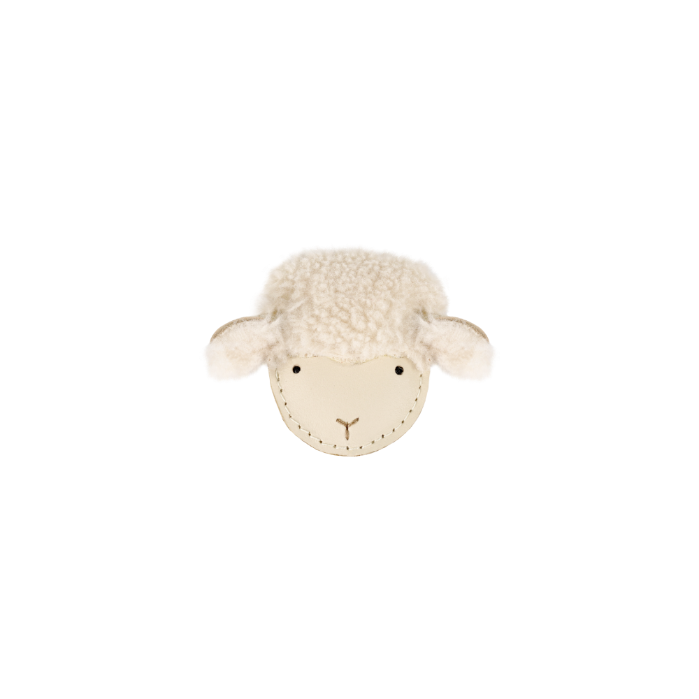 Josy Exclusive Hairclip | Lammy | Cream Leather
