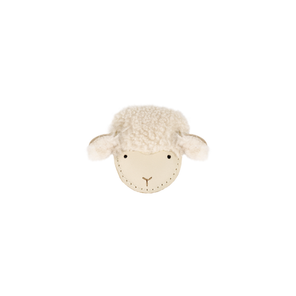 Josy Exclusive Hairclip | Lammy | Cream Leather