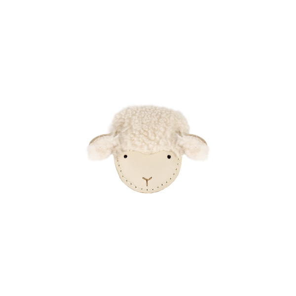 Josy Exclusive Hairclip | Lammy | Cream Leather