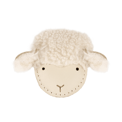 Josy Exclusive Hairclip | Lammy | Cream Leather