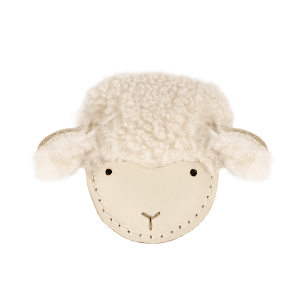 Josy Exclusive Hairclip | Lammy | Cream Leather