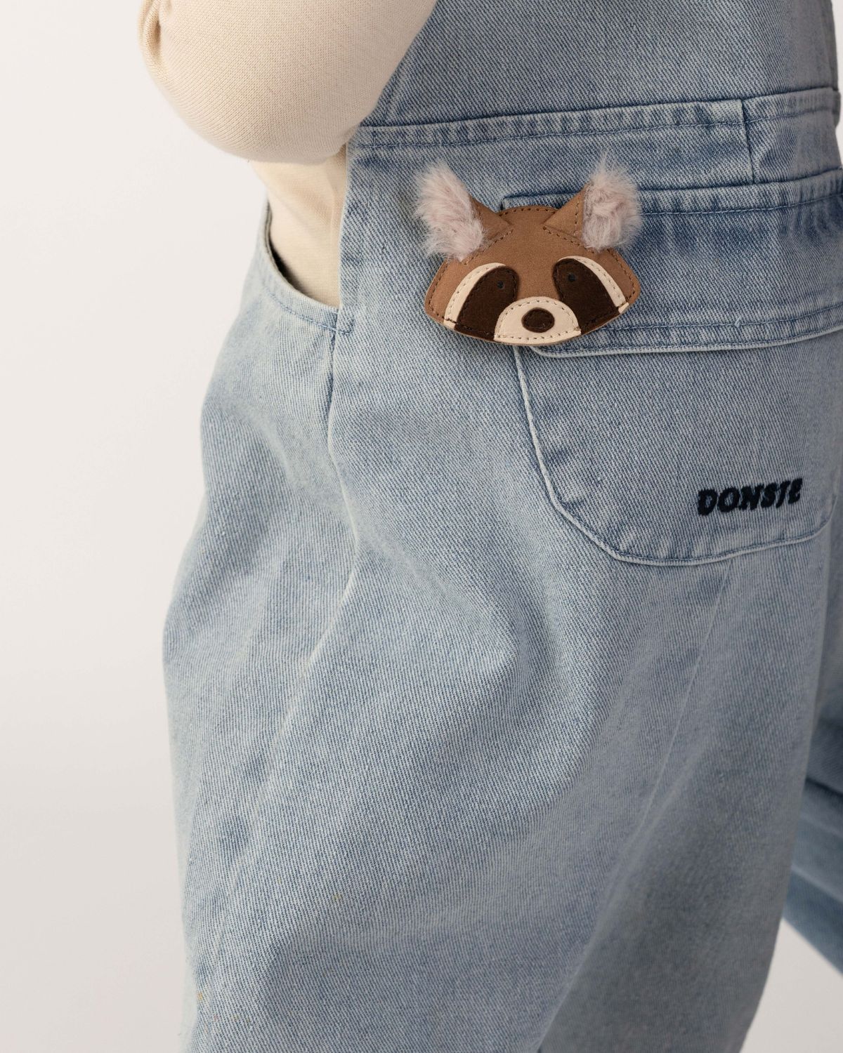 Josy Exclusive Hairclip | Raccoon | Truffle Nubuck