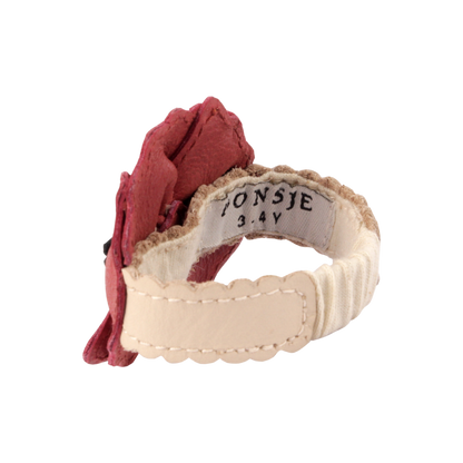 Zaza Bracelet | Poppy | Scarlet Classic Leather
