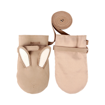 Kapi Classic Mittens | Bunny | Taupe Nubuck