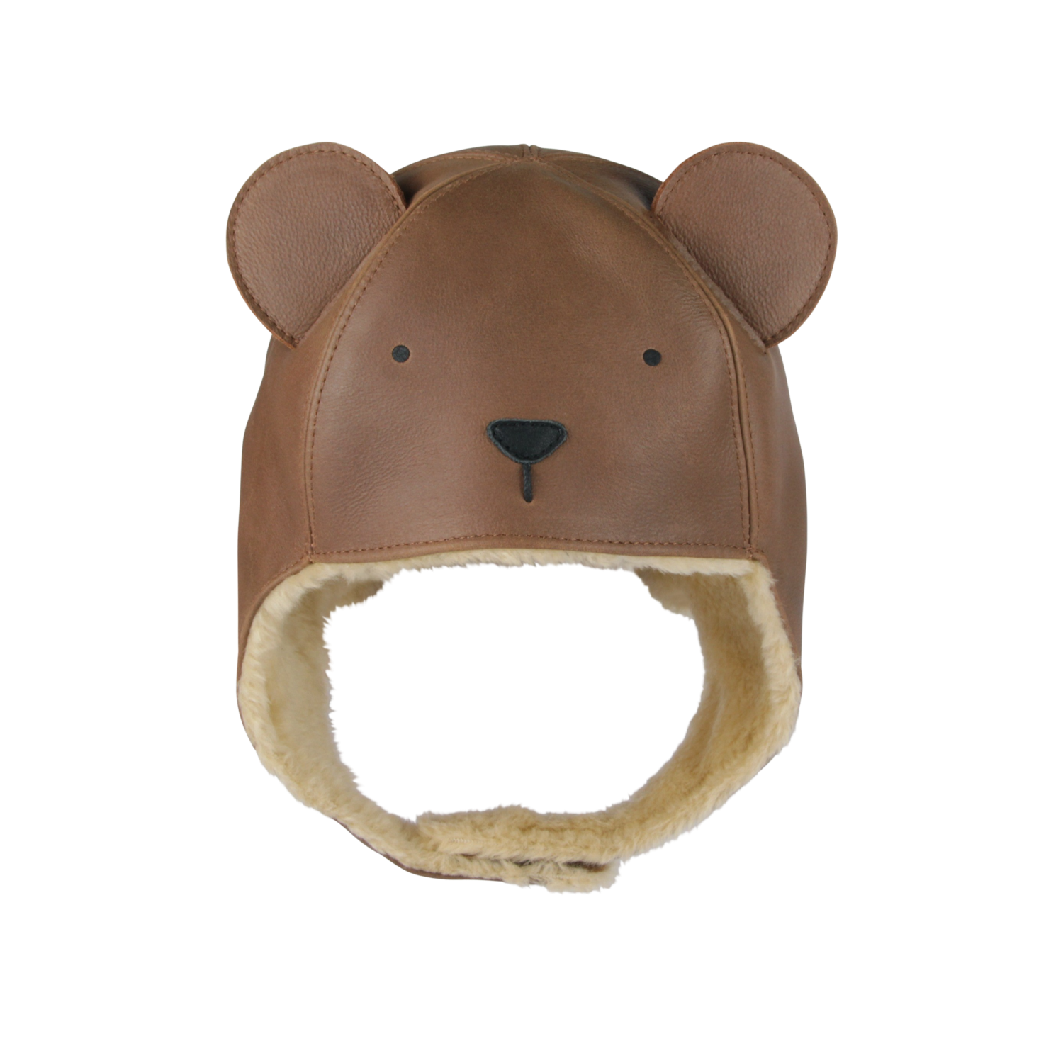 Kapi Classic Hat | Bear | Cognac Classic Leather