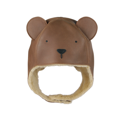 Kapi Classic Hat | Bear | Cognac Classic Leather