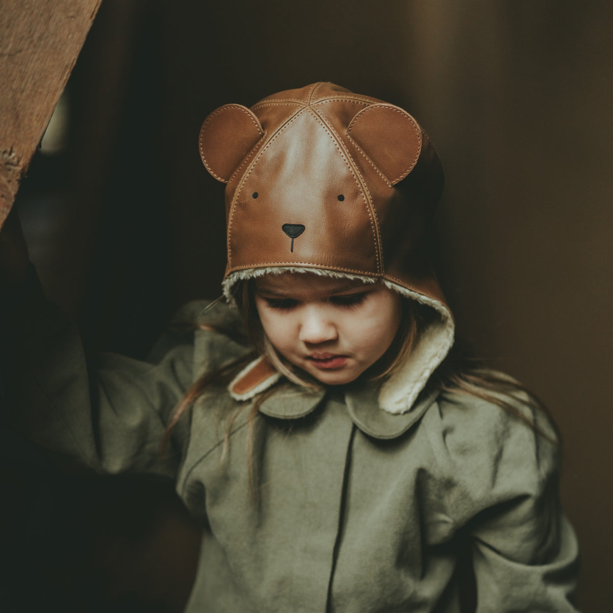 Kapi Classic Hat | Bear | Cognac Classic Leather