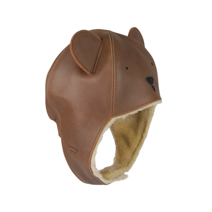 Kapi Classic Hat | Bear | Cognac Classic Leather